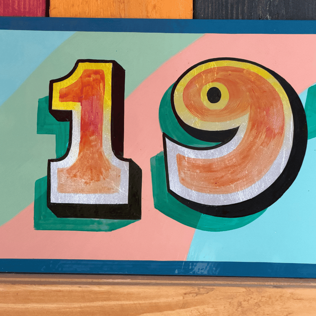 1975 - Original Painted Sign