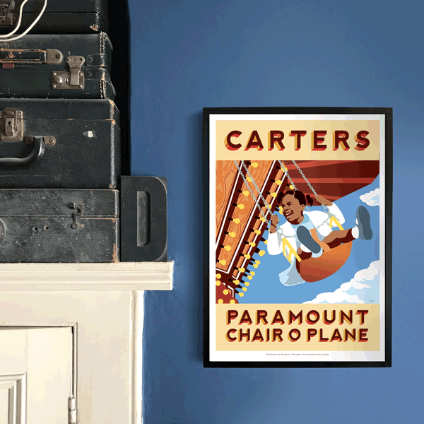 Carters Paramount Chair o Plane A3 Poster