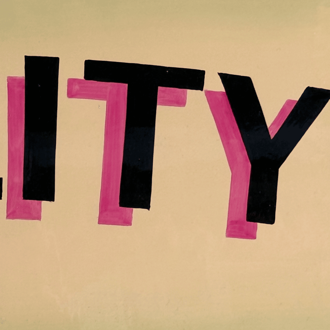 Equality - Original Painted Sign