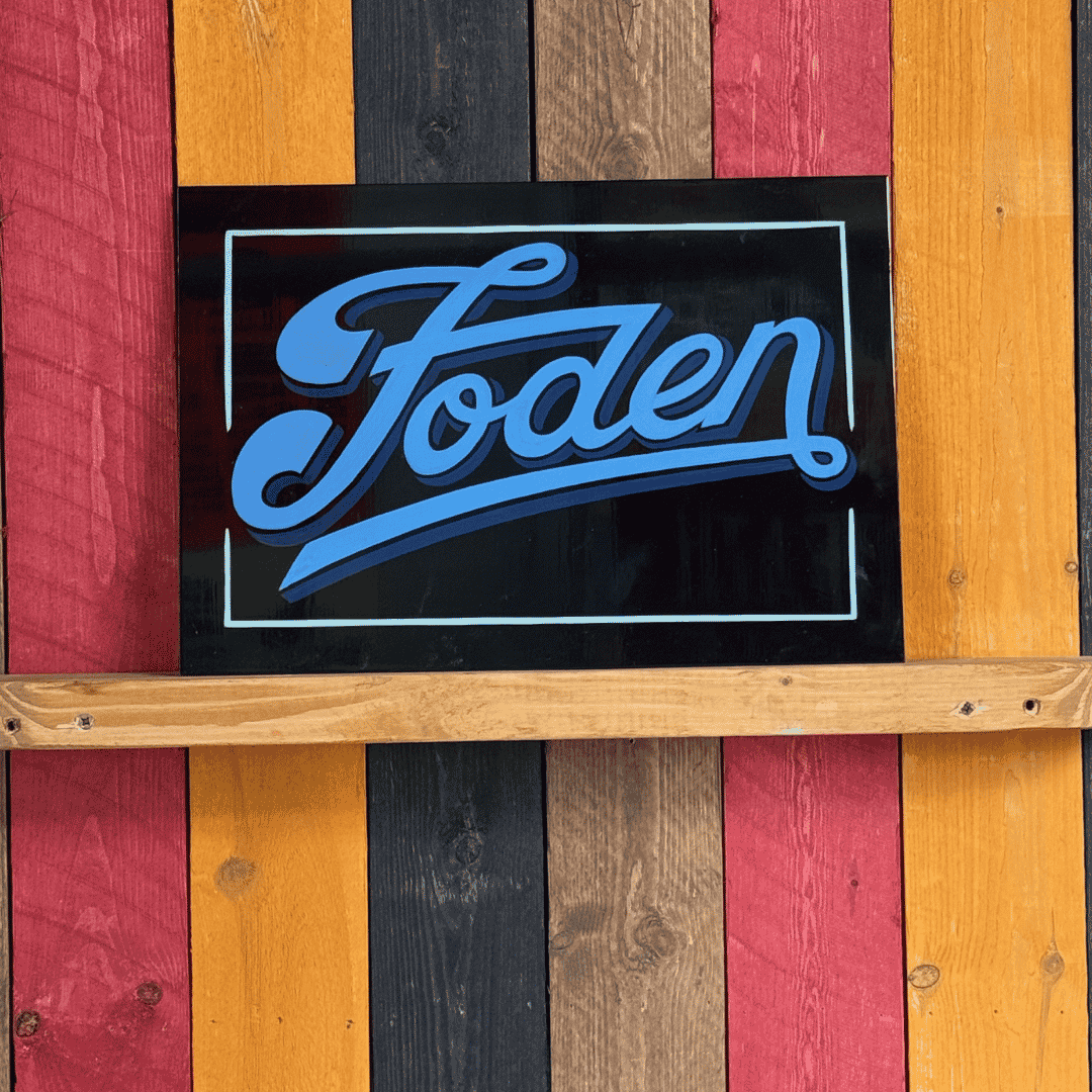 Foden - Original Painted Sign