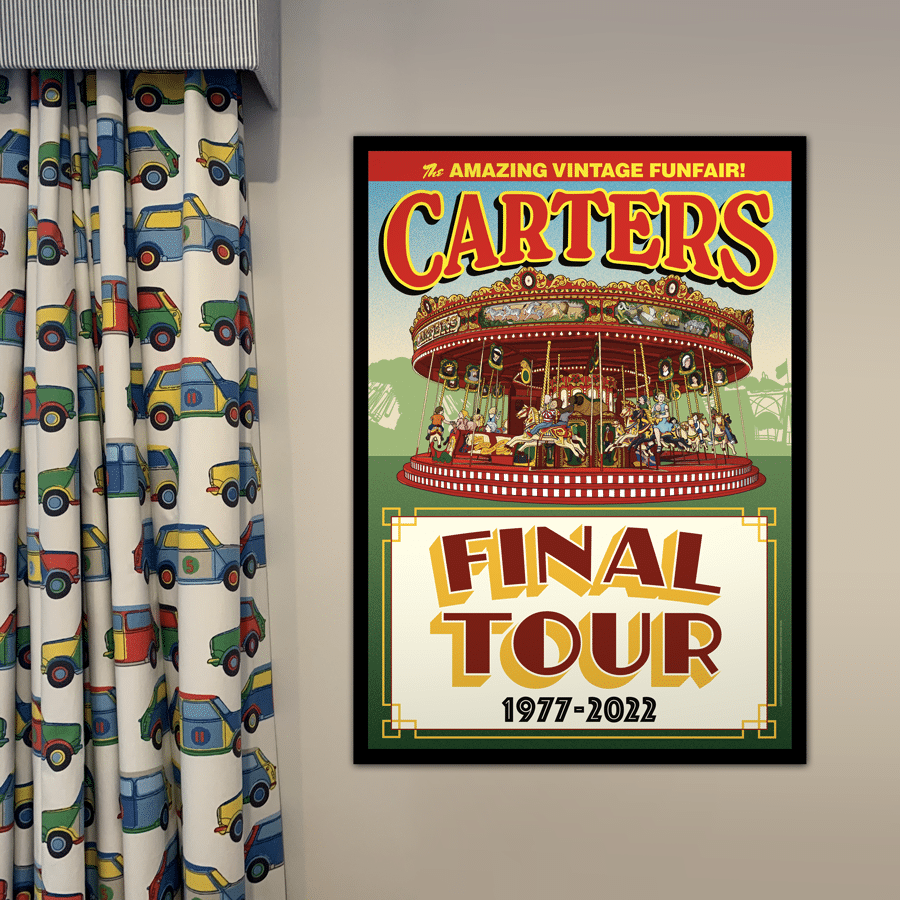 Carters Final Tour Poster 1977 - 2022