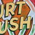 Gurt Lust round sign, hand painted