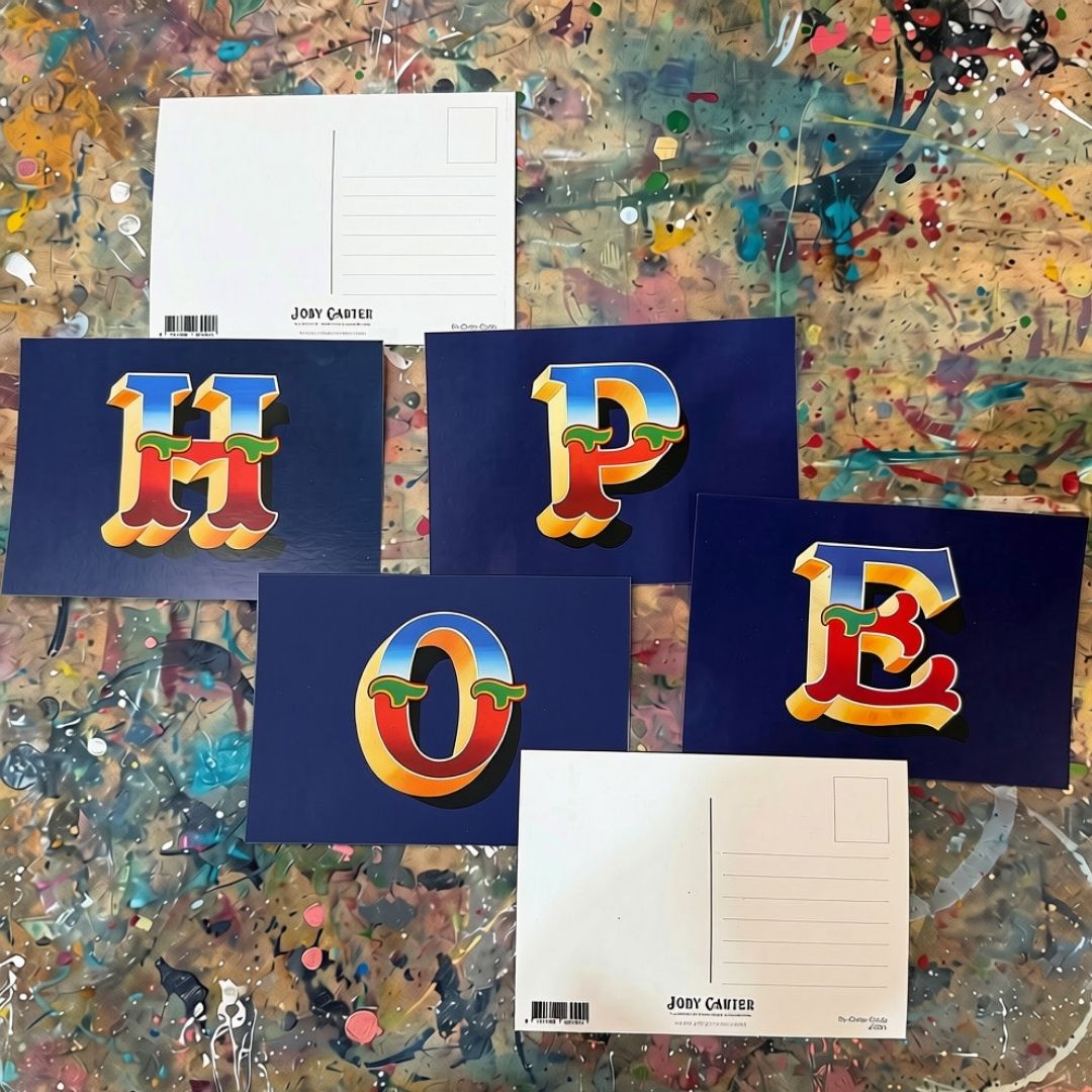 Letter Postcards - Hope Alphabet