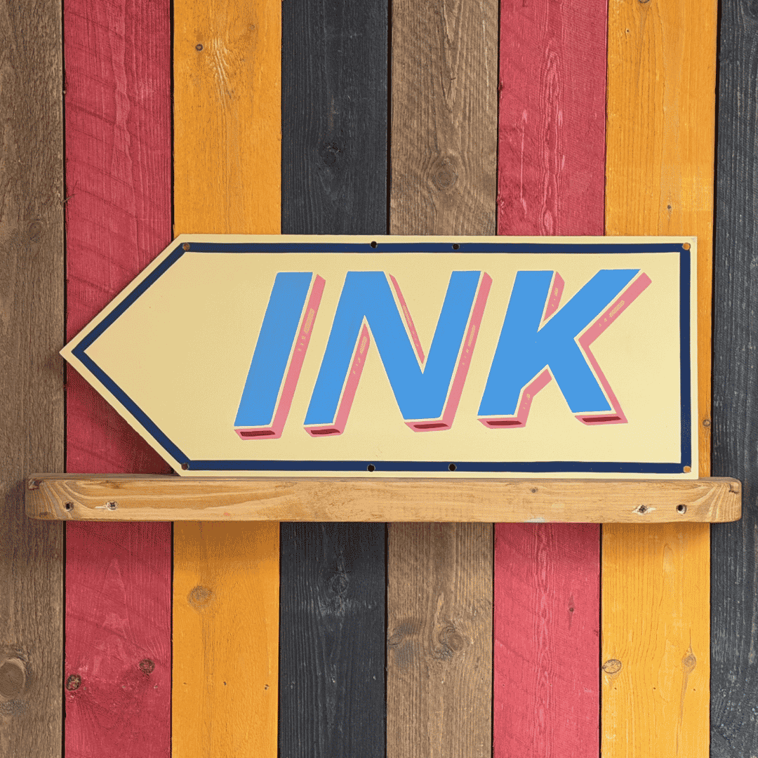 Ink Arrows - Original Painted Signs