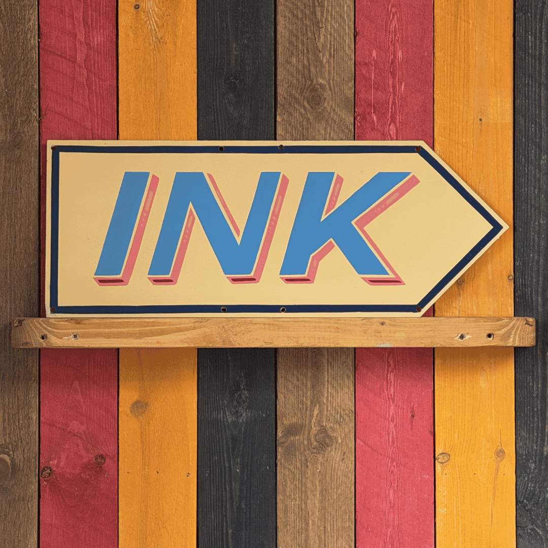 Ink Arrows - Original Painted Signs