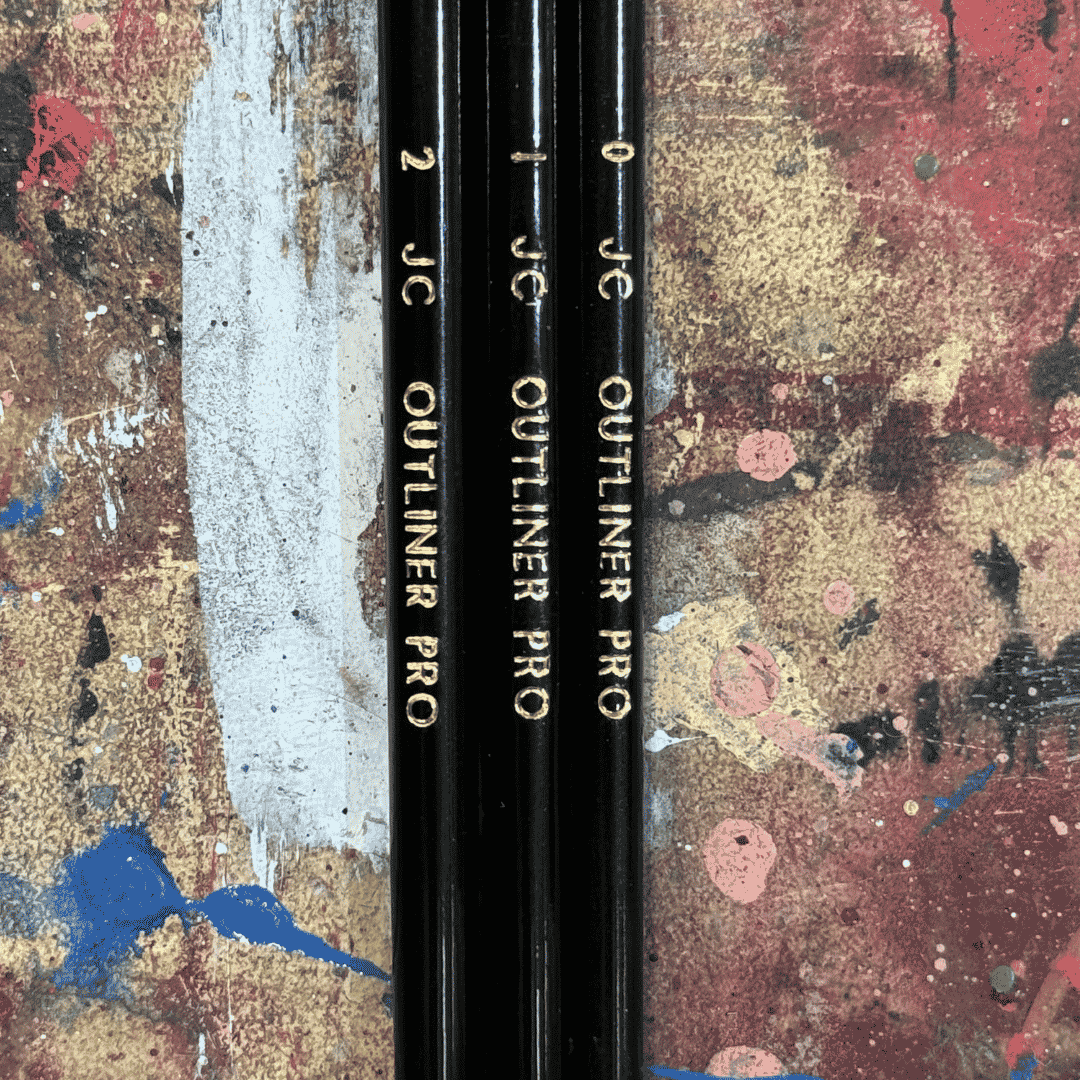 Individual JC Outliner Pro Premium Brushes Sizes 0-2