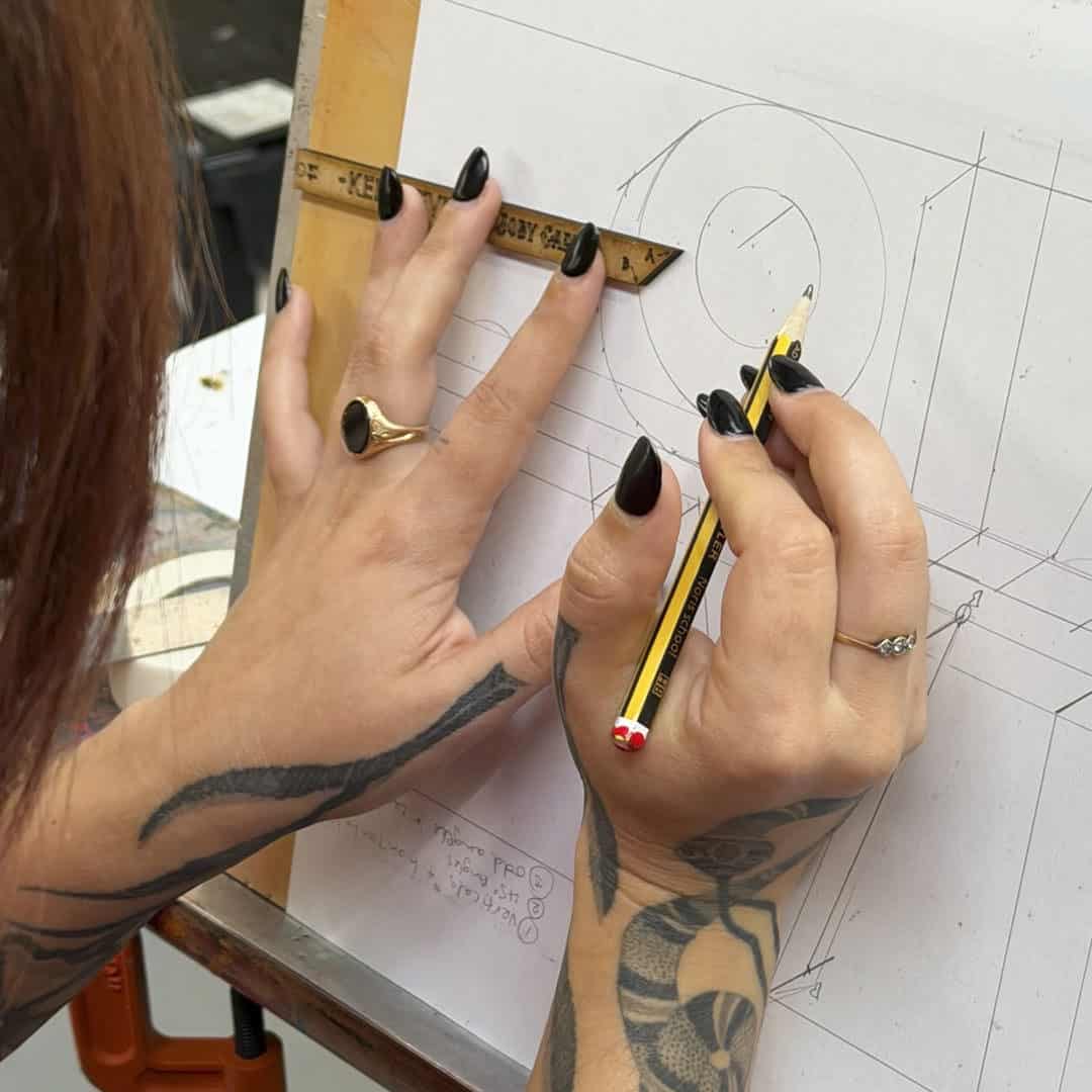 Using the 3D rule set to draw out lettering