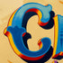 close up of a fairground sign