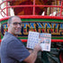 Joby Carter with all the fonts of the fair book