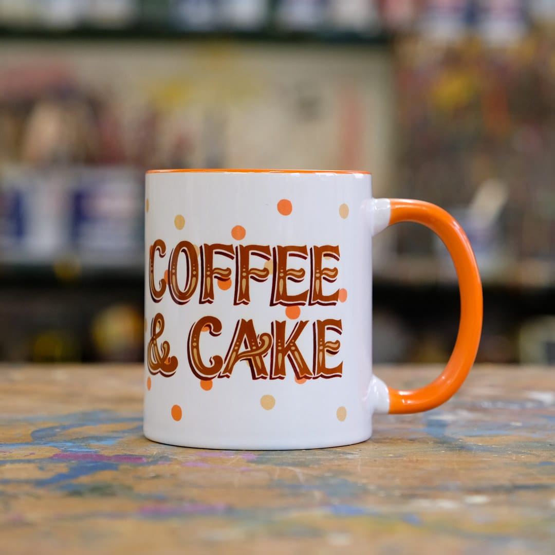 Coffe and Cake Joby Carter mug