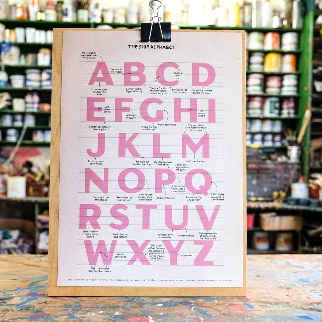 Joby Carter alphabets - Ship