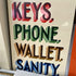 Joby Carter fine art prints Keys Wallet Phone Sanity original sign