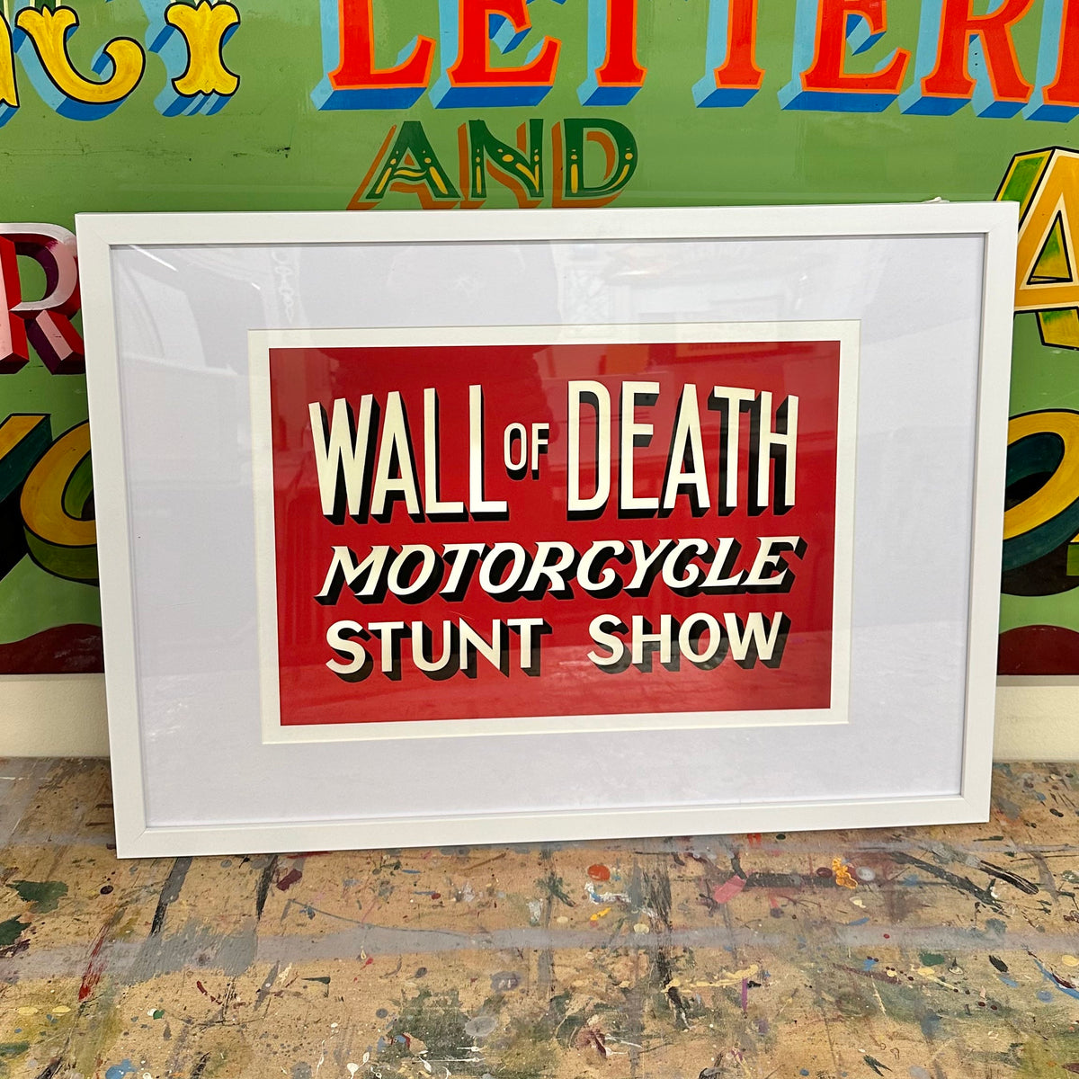 Joby Carter art prints Wall of Death