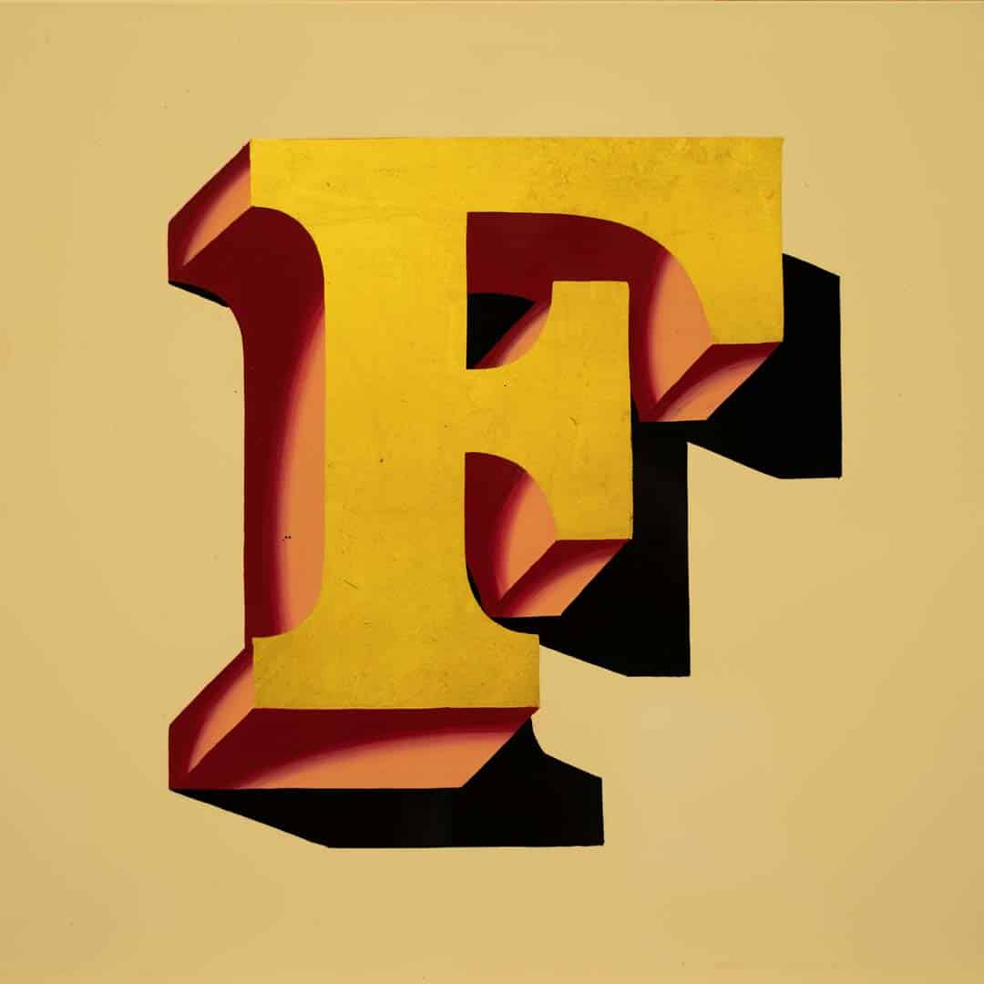 Joby Carter hand painted letter Bonnet Side