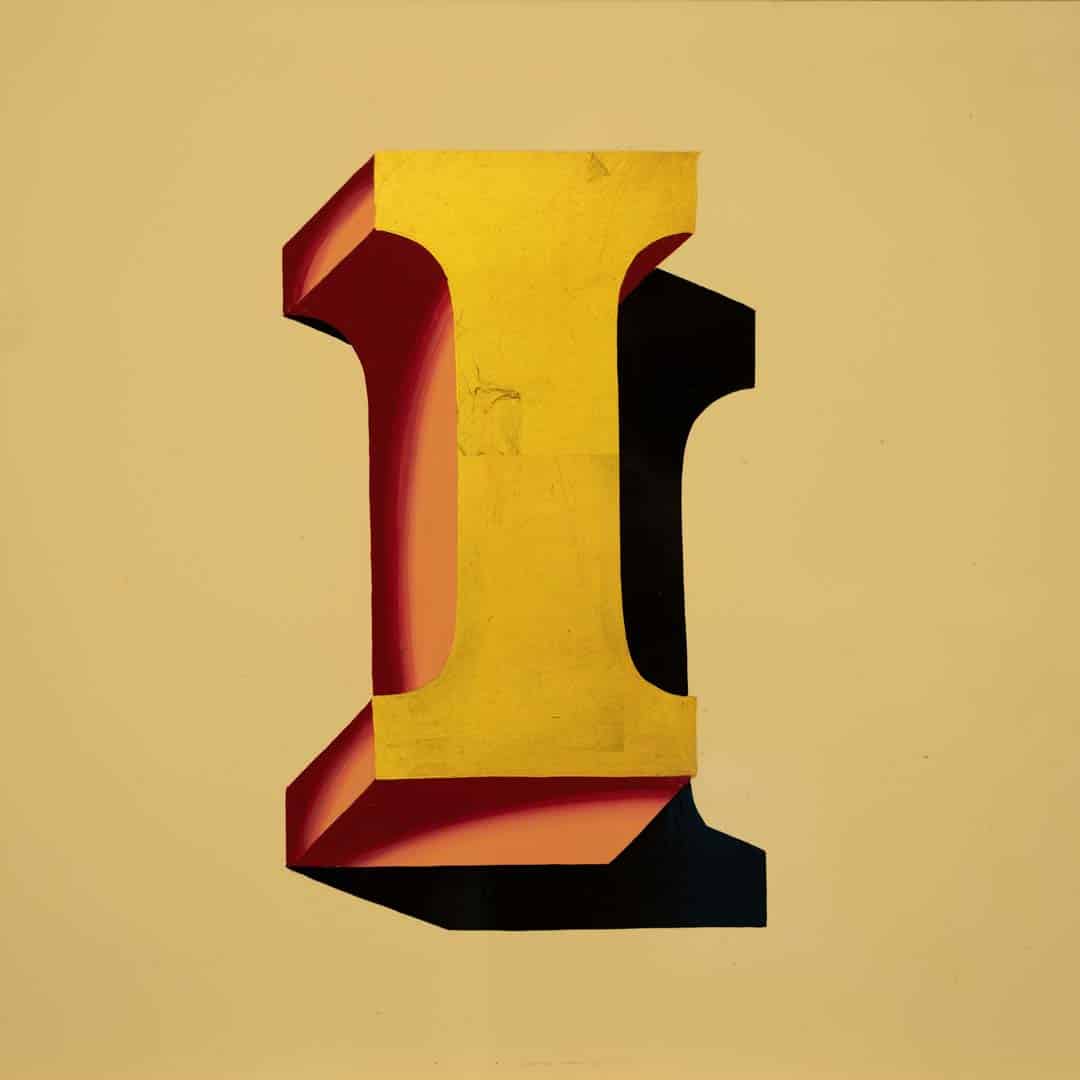 Joby Carter hand painted letter Bonnet Side