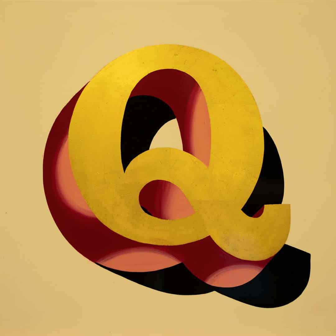 Joby Carter hand painted letter Bonnet Side