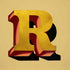 Joby Carter hand painted letter Bonnet Side