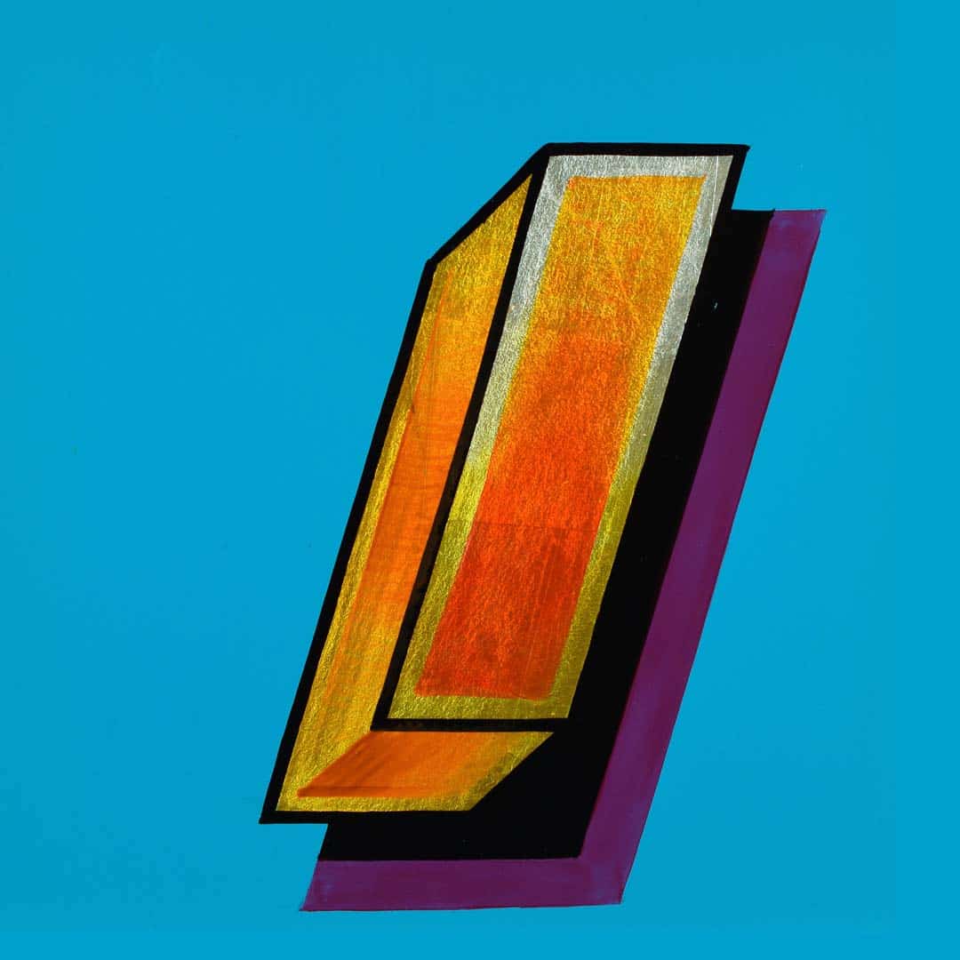 Joby Carter Hand painted letter by Aaron Stevens: Fowlephabet