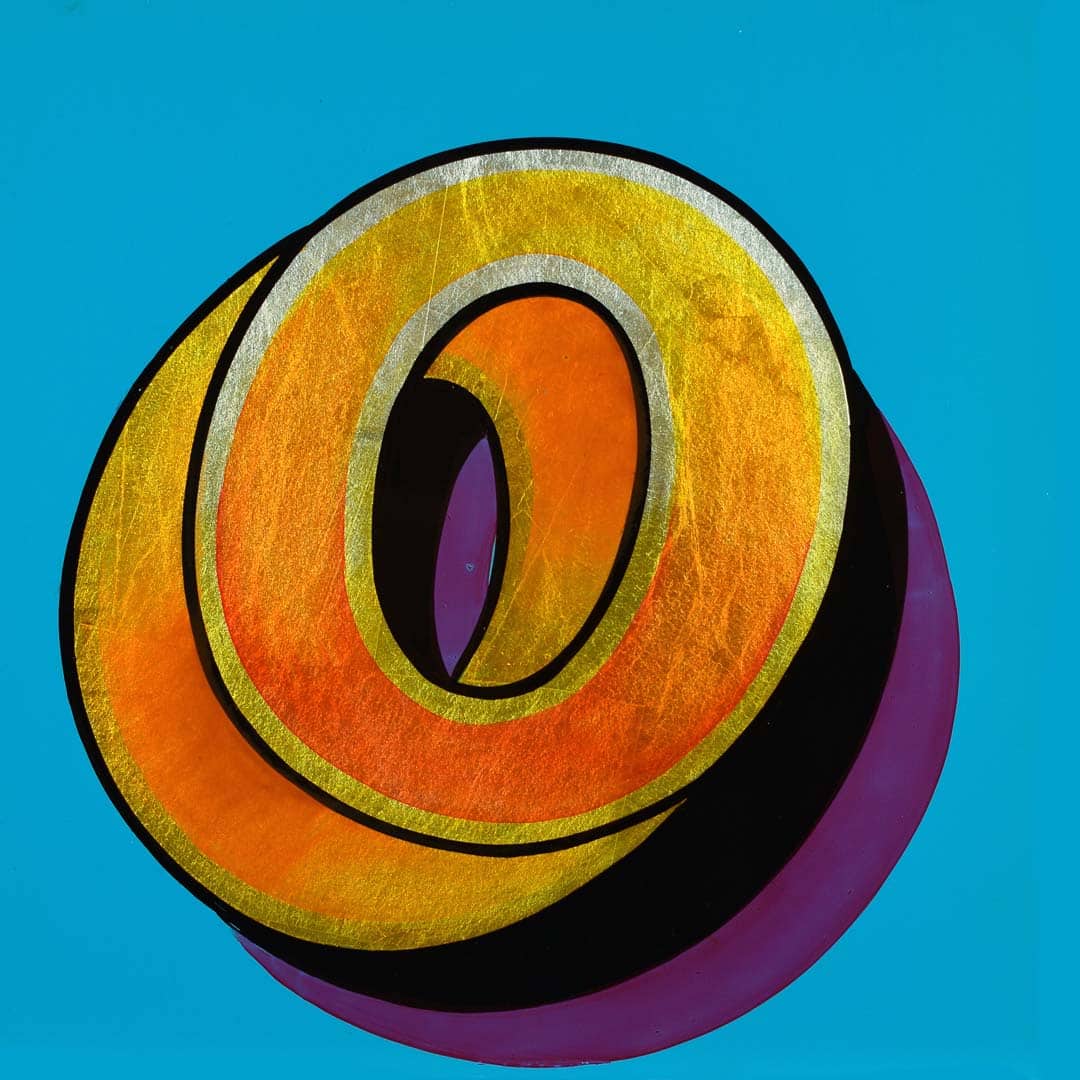 Joby Carter Hand painted letter by Aaron Stevens: Fowlephabet
