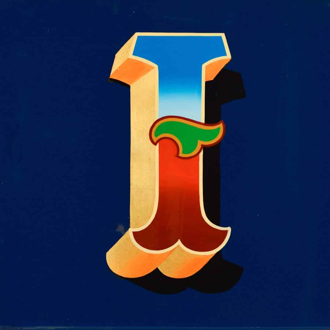 Joby Carter Hand painted letters: Hope