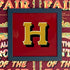 Joby Carter hand painted letters howellphabet H