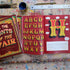 Joby Carter hand painted letters Toffee apple