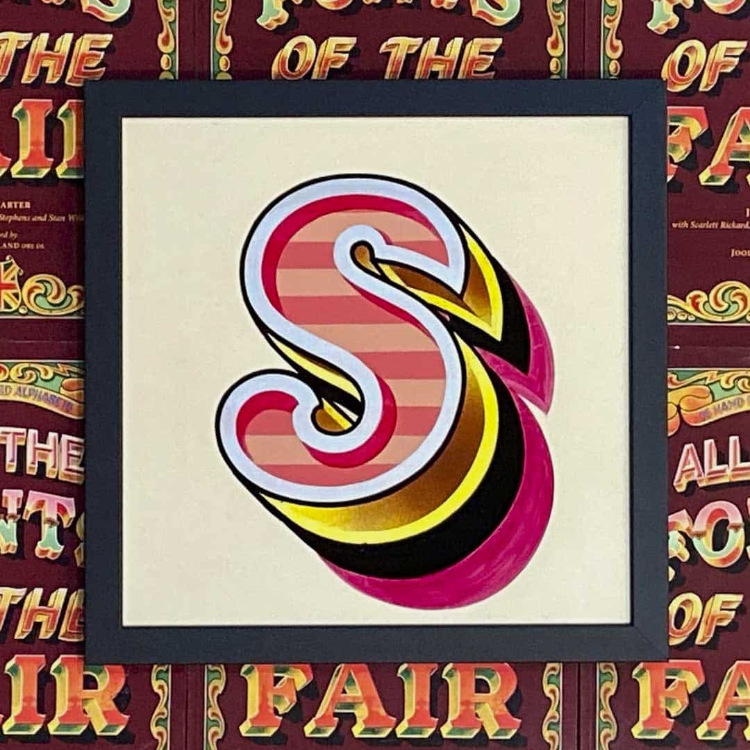 Joby Carter hand painted letters All Sorts S