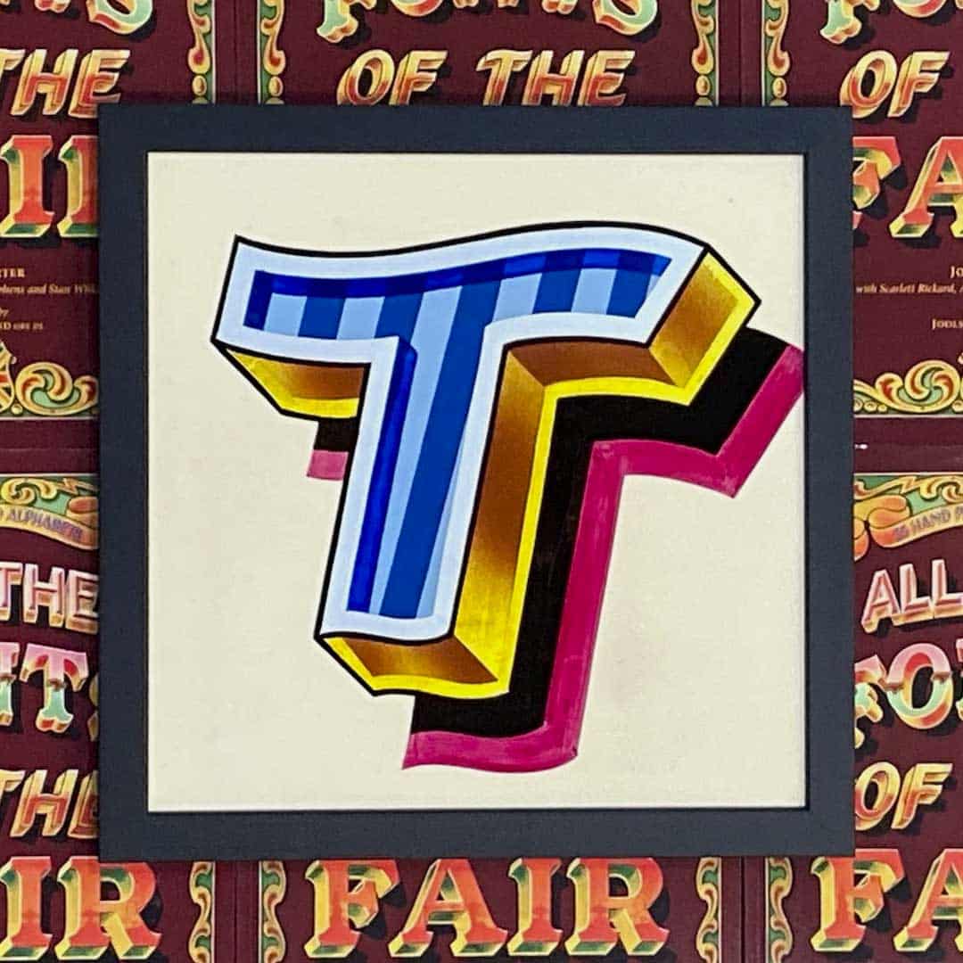 Joby Carter hand painted letters All Sorts T