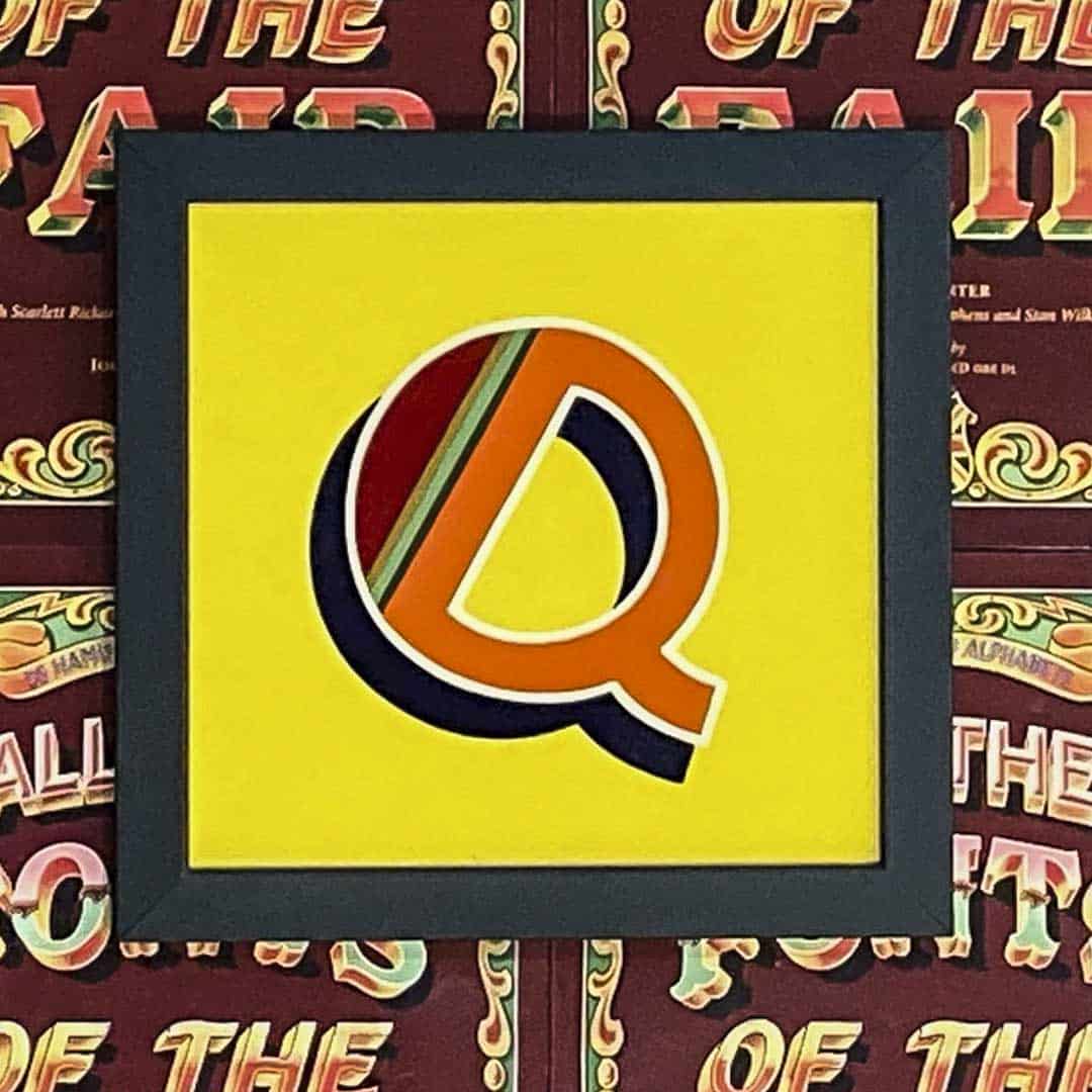 Joby Carter hand painted letters Dodegm Deco Q