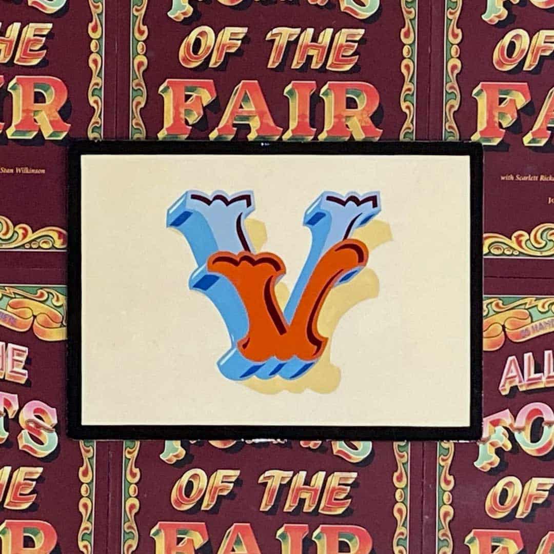 Joby Carter hand painted letters Hoopla V