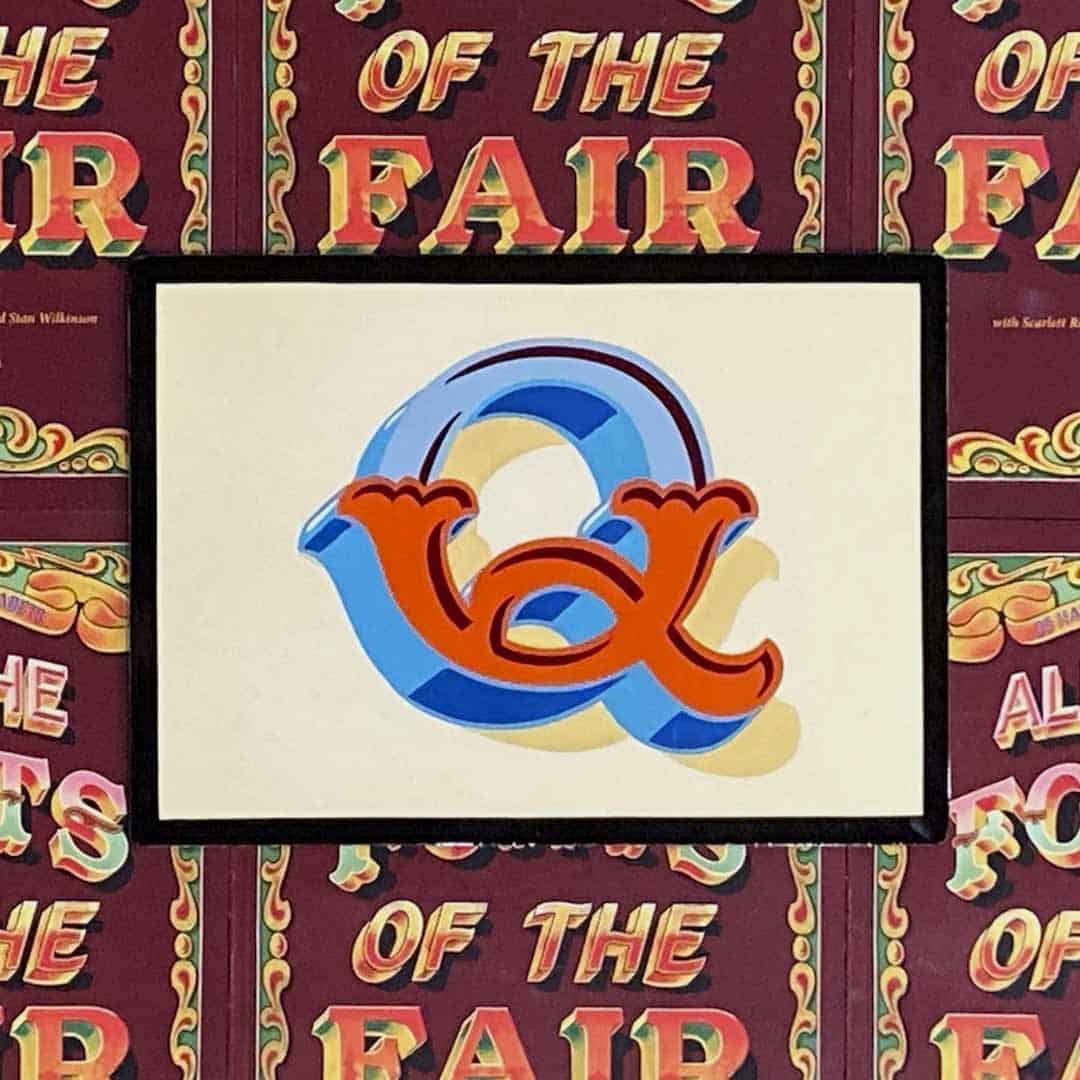 Joby Carter hand painted letters Hoopla Q