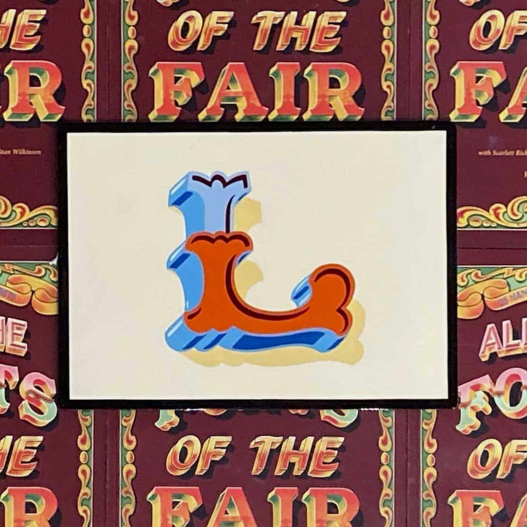 Joby Carter hand painted letters Hoopla L