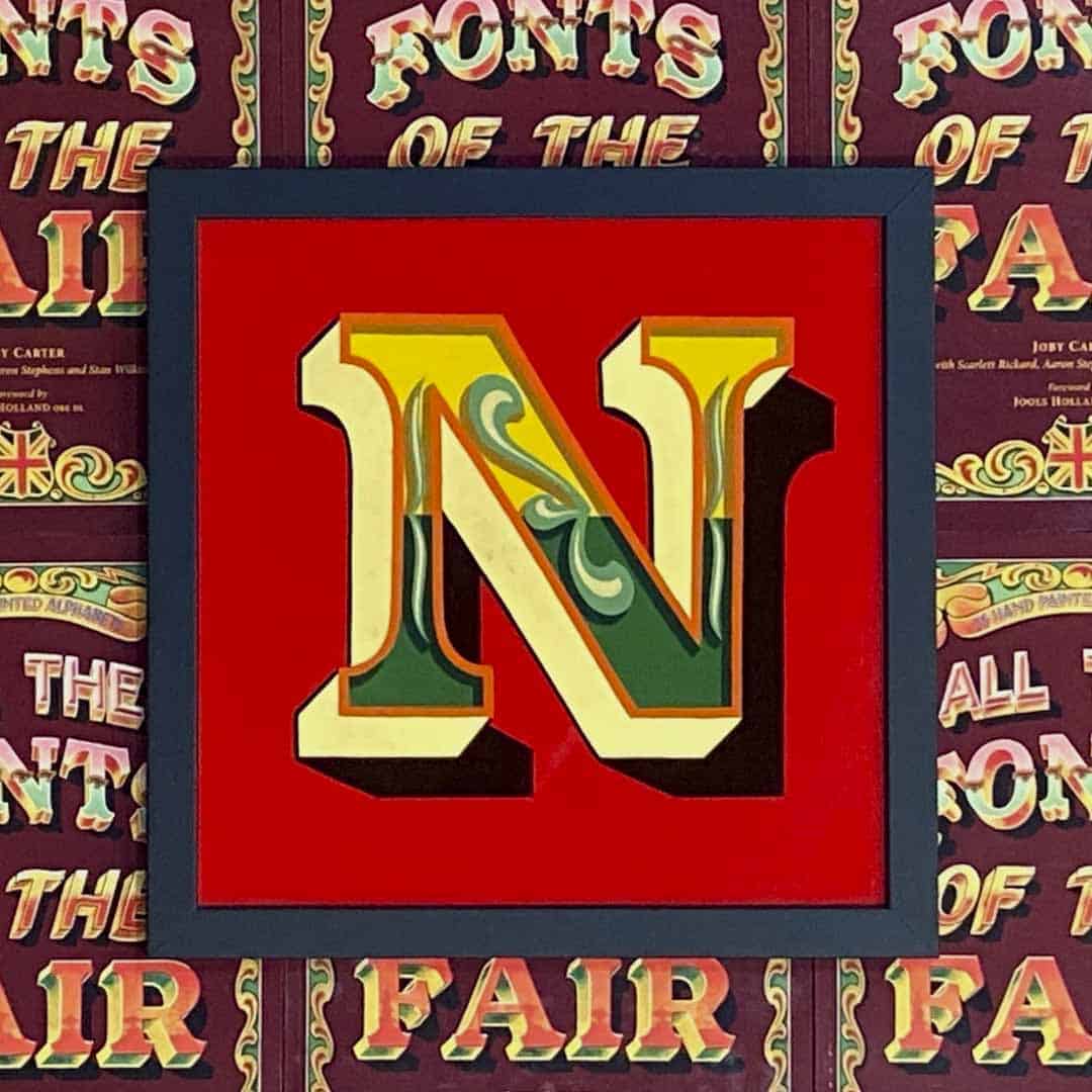 Joby Carter hand painted letters Old Carters N