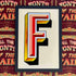 Joby Carter hand painted letters TallShip F