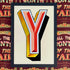 Joby Carter hand painted letters TallShip Y