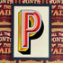 Joby Carter hand painted letters TallShip P