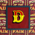 Joby Carter hand painted letters Toffee apple D