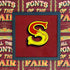 Joby Carter hand painted letters Toffee apple S
