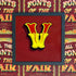 Joby Carter hand painted letters Toffee apple V