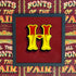 Joby Carter hand painted letters Toffee apple H
