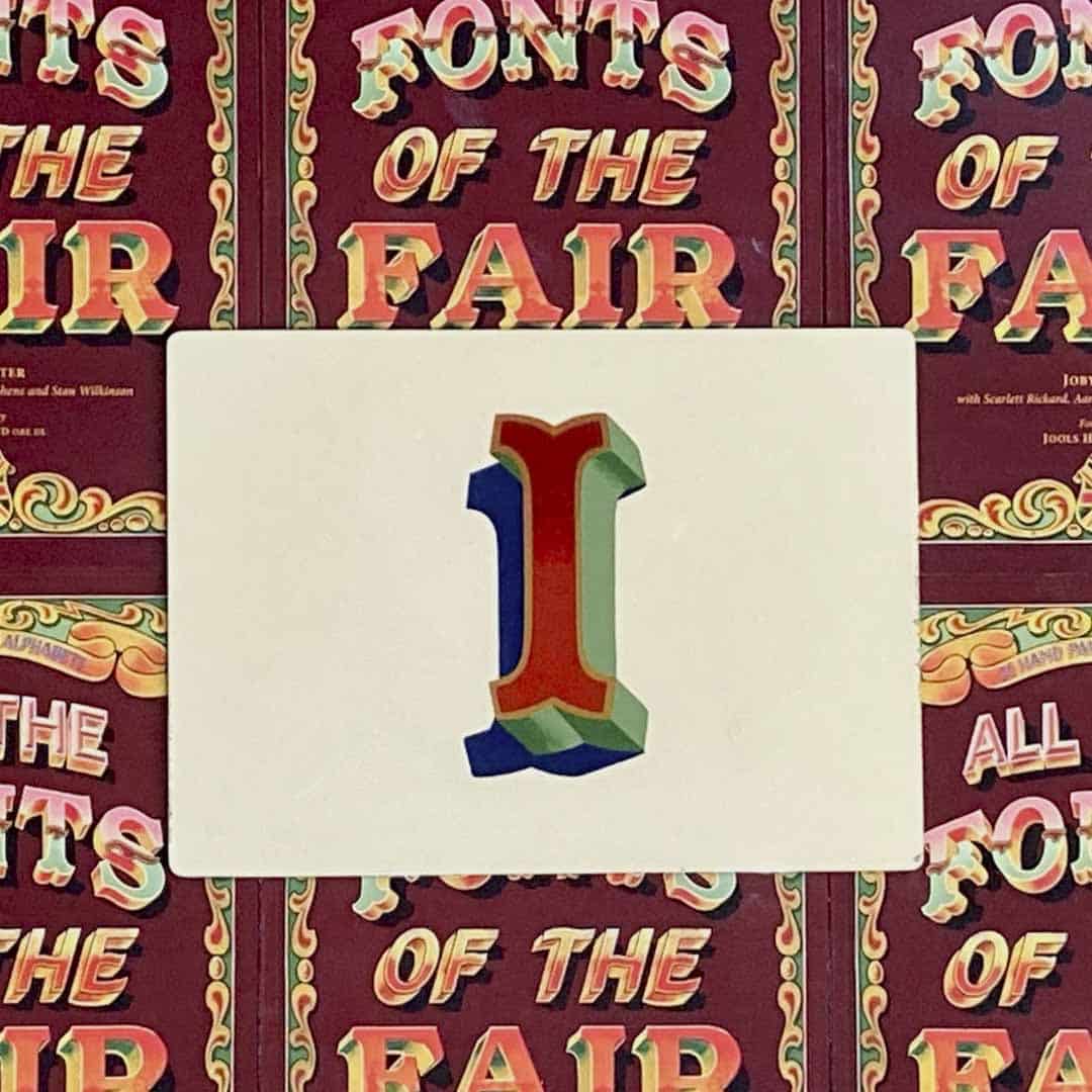 Joby Carter hand painted letters Token I