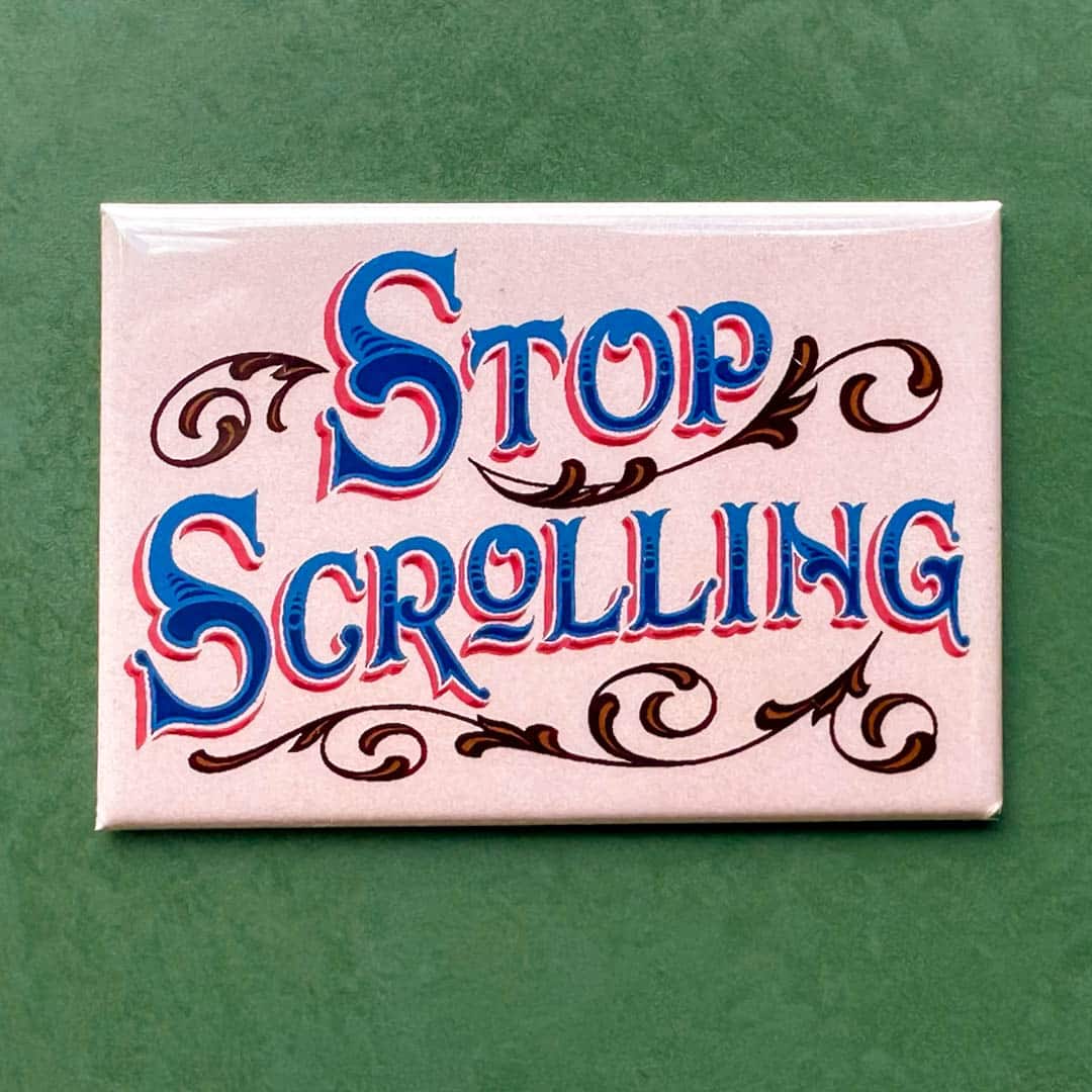 Stop scrolling magnet