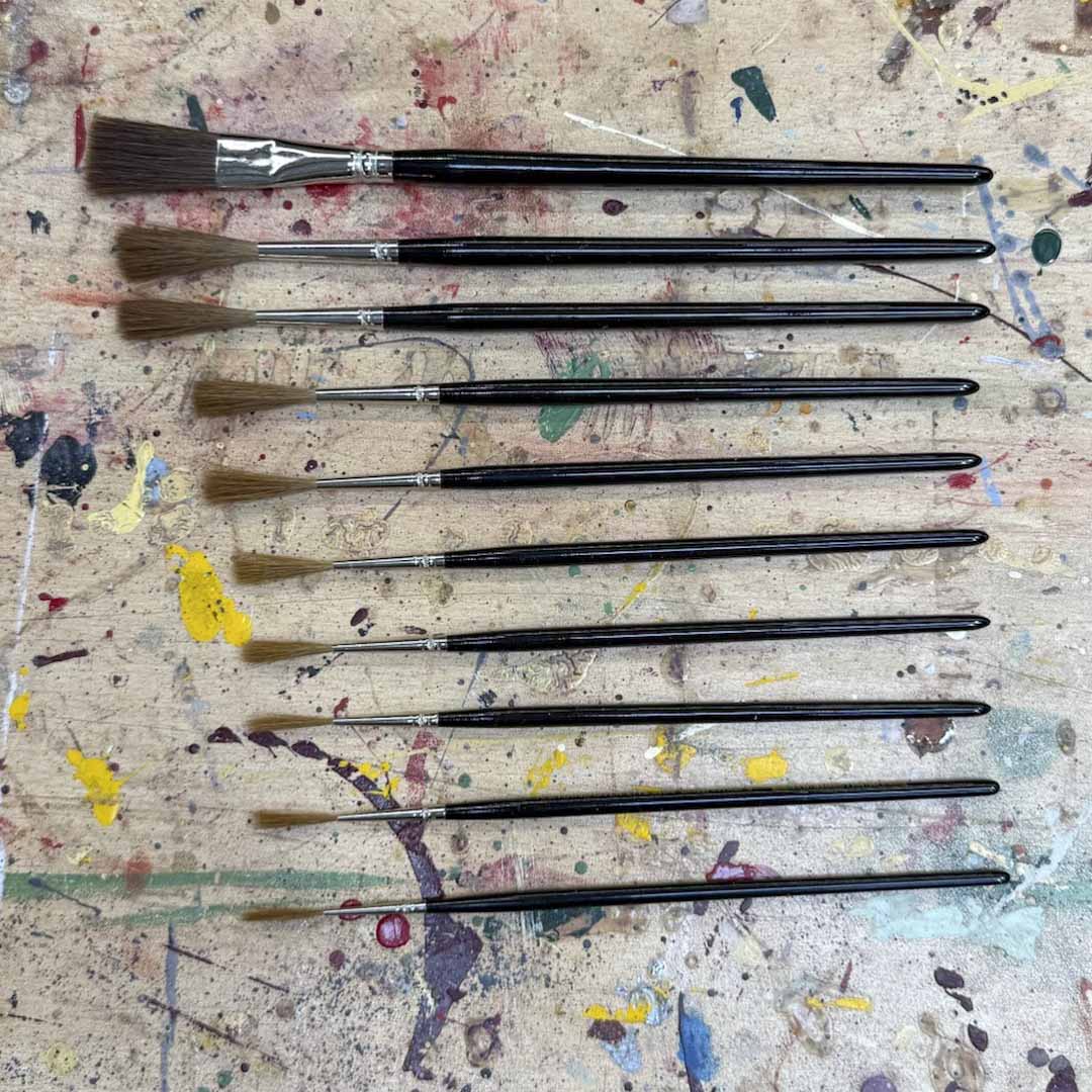 Joby Carter signwriting brushes