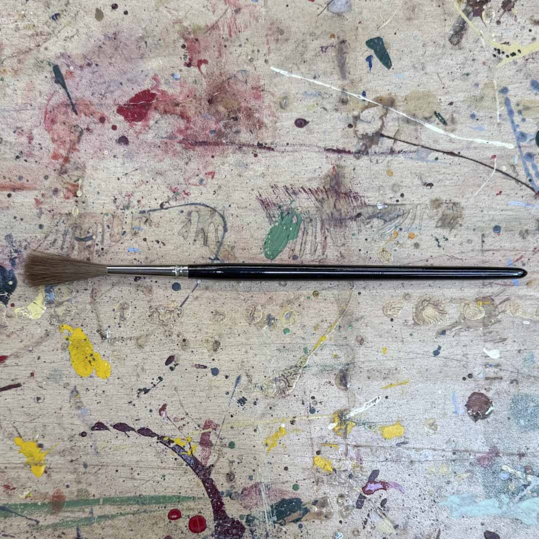Chisel edged signwriting brush size 07