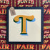Joby Carter hand painted letters Fairground nouveau T