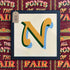 Joby Carter hand painted letters Fairground nouveau N