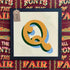 Joby Carter hand painted letters Fairground nouveau Q