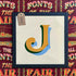 Joby Carter hand painted letters Fairground nouveau J