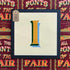 Joby Carter hand painted letters Fairground nouveau I
