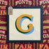 Joby Carter hand painted letters Fairground nouveau C